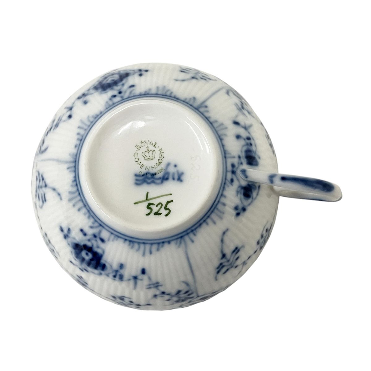 ROYAL COPENHAGEN 525 711 712 ブルーフルーテッド カップ 食器 3点