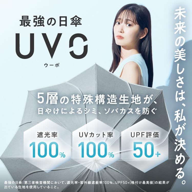 無地タッセル ラベンダー 遮光率＆UVカット率 UPF 50 遮熱 晴雨兼用 親骨60 cm 大きい 通勤 UVO ウーボ 長傘 60 通学 レディース 女性 最強の日傘 バンブー 持ち手 おしゃれ Wpc. 丈夫 S-27