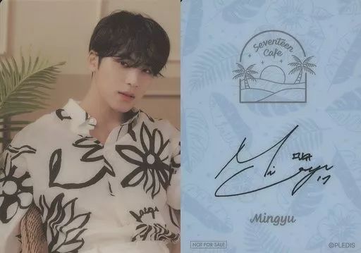 中古】コレクションカード(男性) SEVENTEEN/MINGYU(ミンギュ)/裏面印刷