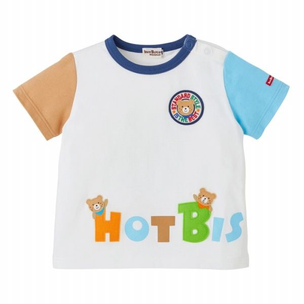 【美品】ミキハウス　ロゴ マルチ カラフル Tシャツ 120サイズ ミキハウス MIKI HOUSE カラフルロゴ Tシャツ 120 新品 - メルカリ
