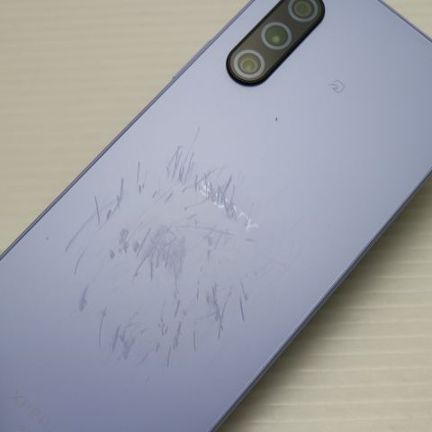 美品 SOG11 Xperia 10 V ラベンダー AU スマホ SONY 即日発送 土日祝  