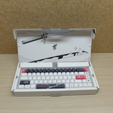 Yuki Aim Polar 65 Keyboard Katana Edition AS-KB165WHUS ゲーミング
