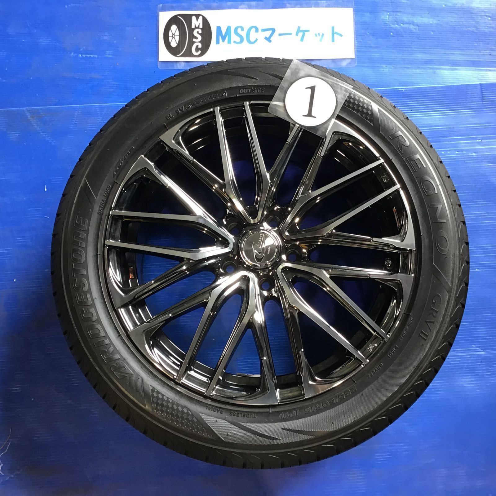 中古・美品】18インチ アルミホイール・タイヤ 235/50R18 8.0-18