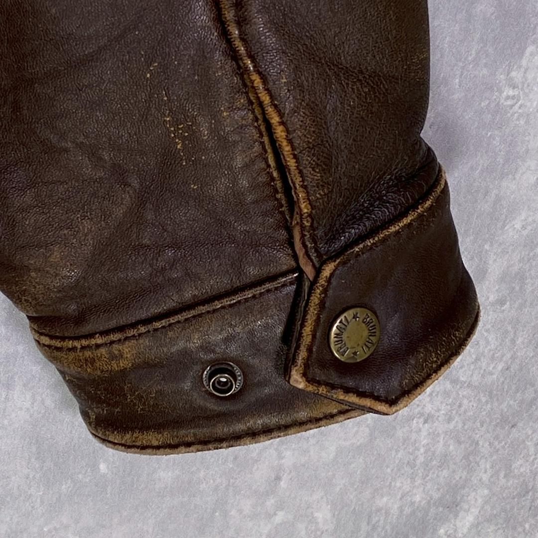 BRUNATI』 (L) フライトレザージャケット - メルカリ