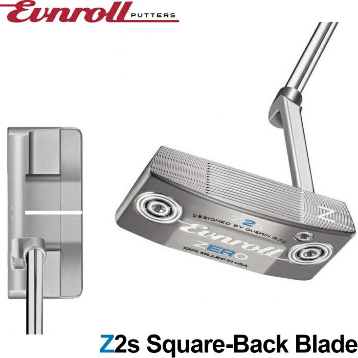 EVNROLL イーブンロール ZERO Z2S パター （ZERO Z2s Square