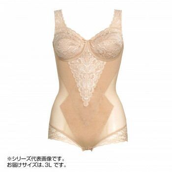 TAMURA EPARINA レディメイクボディスーツ TPN17 ベージュ3L-TPN17-220-3L