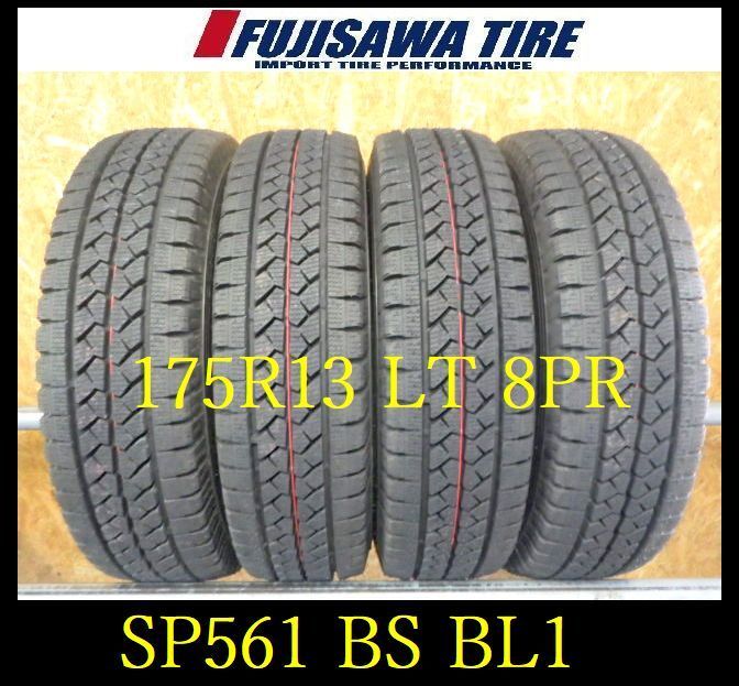 SP561 F◆送料無料◆2025年製 約9部山●BS BLIZZAK VL1●175R13 LT 8PR●4本