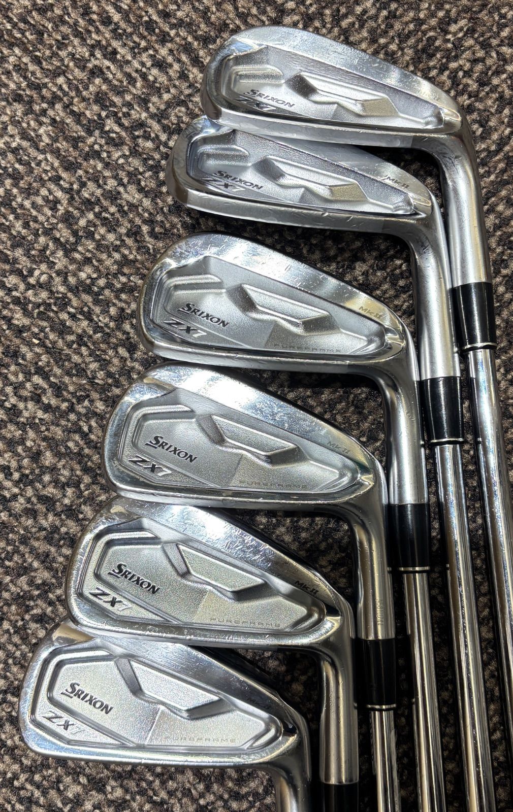 スリクソンzxi7 アイアン　KBS Tour 120 S 6本セット スリクソン ZX7 7番 アイアン 単品／KBS tour 120（S） スリクソン