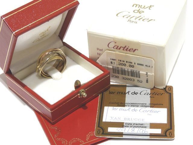 大得価高品質】 Cartier - 美品 カルティエ トリニティ リング サイズ