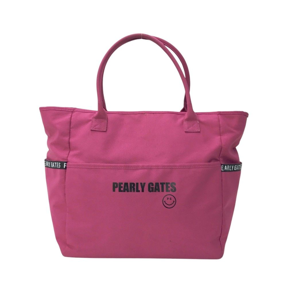 【新品タグ付】パーリーゲイツ　ロッカーバッグ　ゴルフ　カートバッグ　ニコちゃん PEARLY GATES 【美品】パーリーゲイツ ロッカーバッグ ネイビー