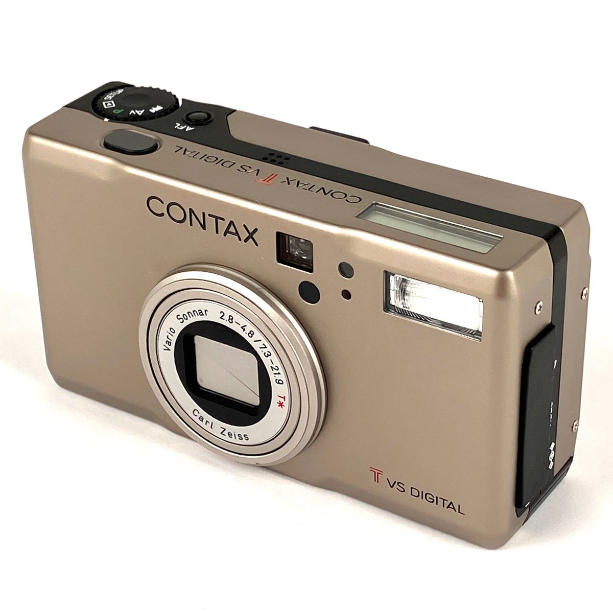 コンタックス CONTAX TVS DIGITAL シルバー コンパクトデジタルカメラ 【中古】