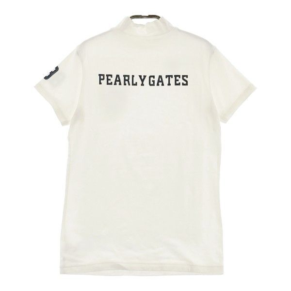 PEARLY GATES パーリーゲイツ ハイネック 半袖Tシャツ ホワイト系 1 