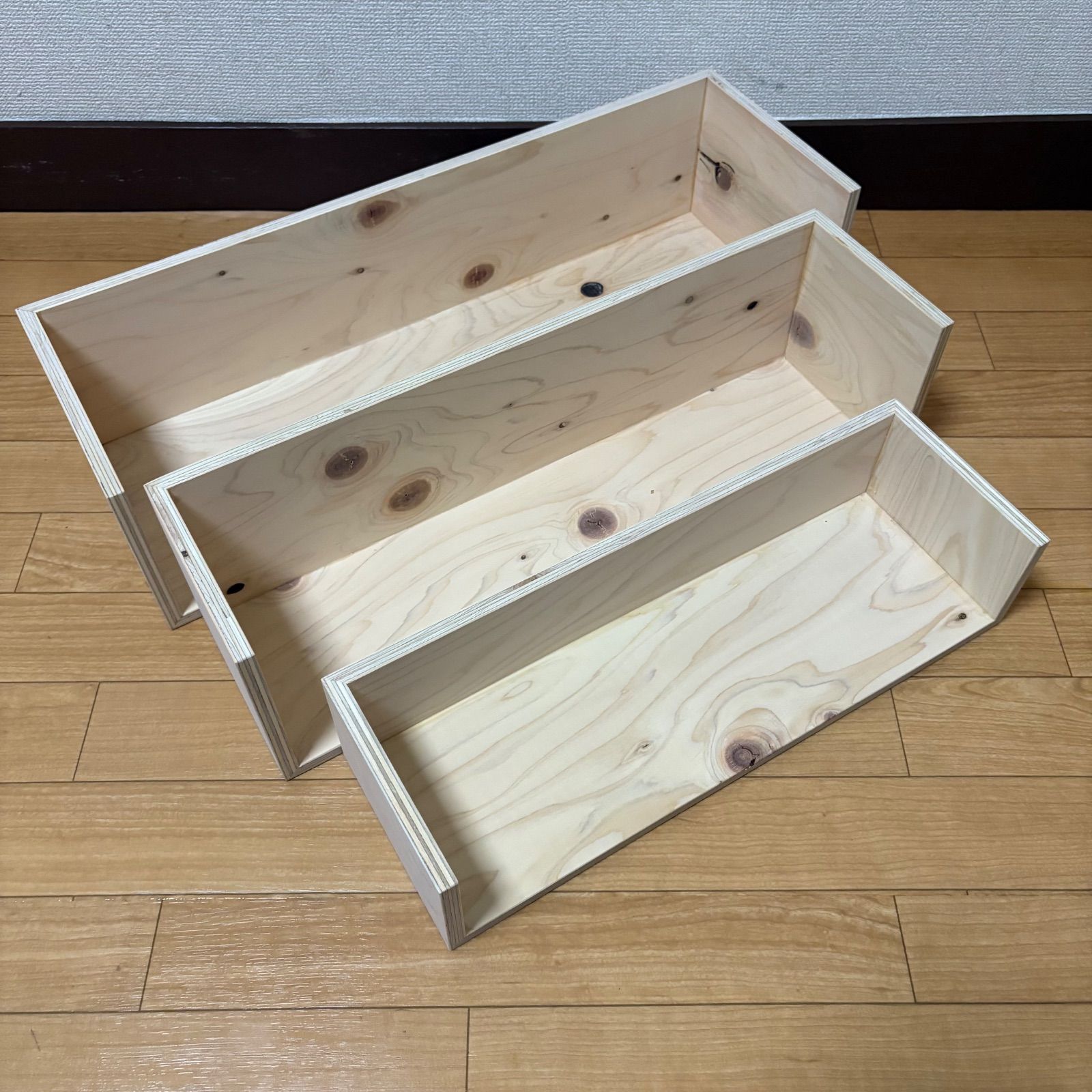 木製 卓上什器 HPミニネストディスプレイセット 55853 無塗装