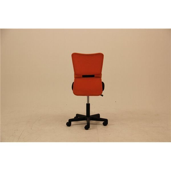 意義のある デスクチェア 椅子 メッシュバックチェアー ハンター ガス圧昇降機能 キャスター付き H-298F OR オレンジ 代引不可