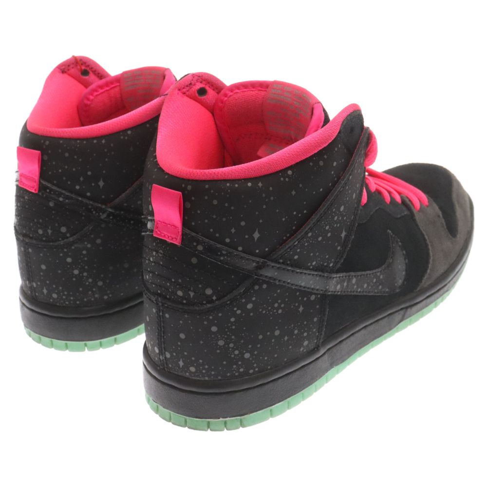 NIKE SB (ナイキエスビー) SB DUNK HIGH PREMIUM NORTHERN LIGHTS 313171-063 ダンク ハイ プレミアム ノーザンライツ ハイカットスニーカー US7.5/25.5cm ブラック レディース