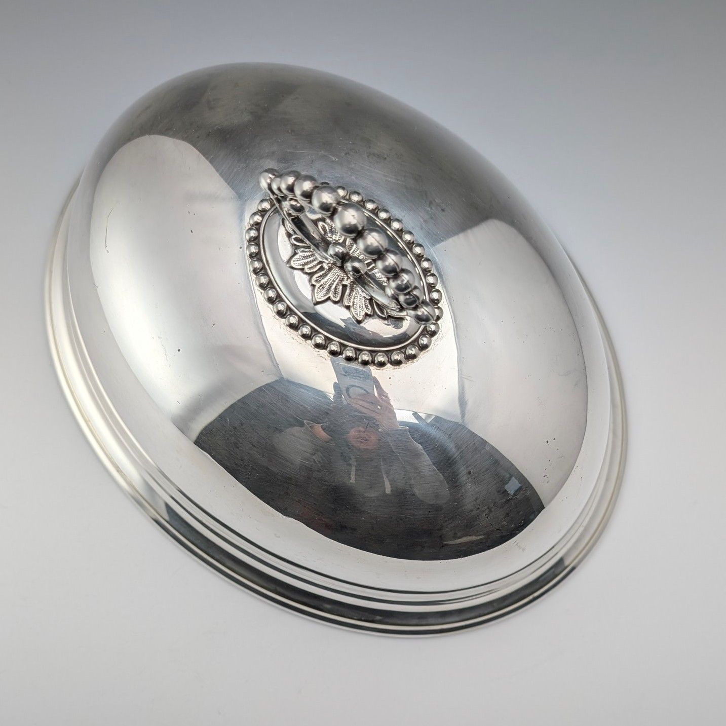 英国アンティーク シルバープレート製 小型クロッシュ Mappin&amp;Webb 英国アンティーク シルバープレート製 小型クロッシュ