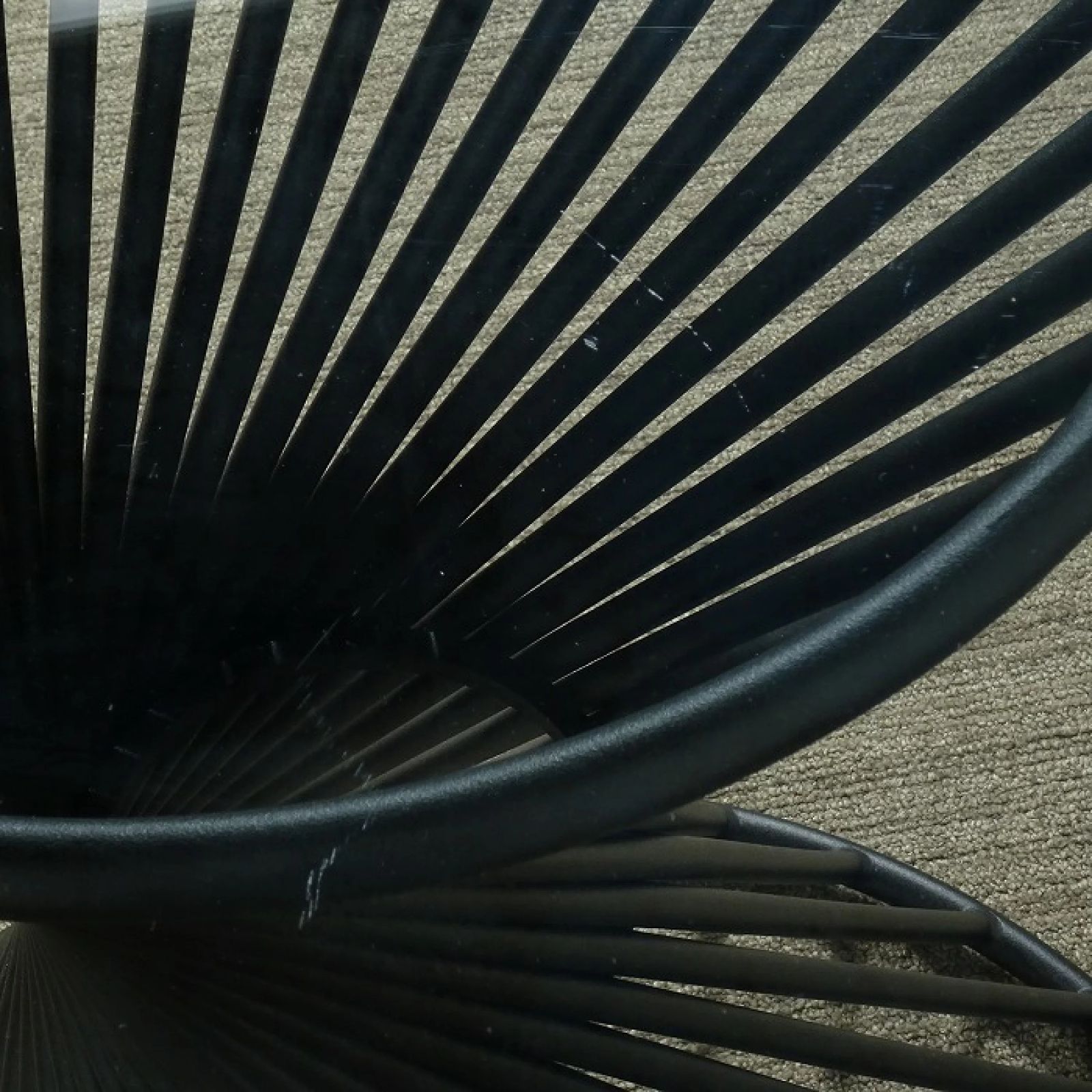 円形ダイニングテーブル ガラス天板