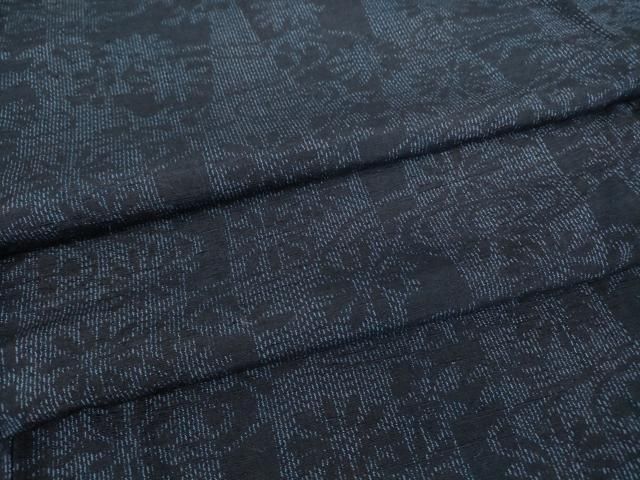 平和屋着物○結城紬 色無地 洗柿色 正絹 逸品 未使用 CAAU2089yc