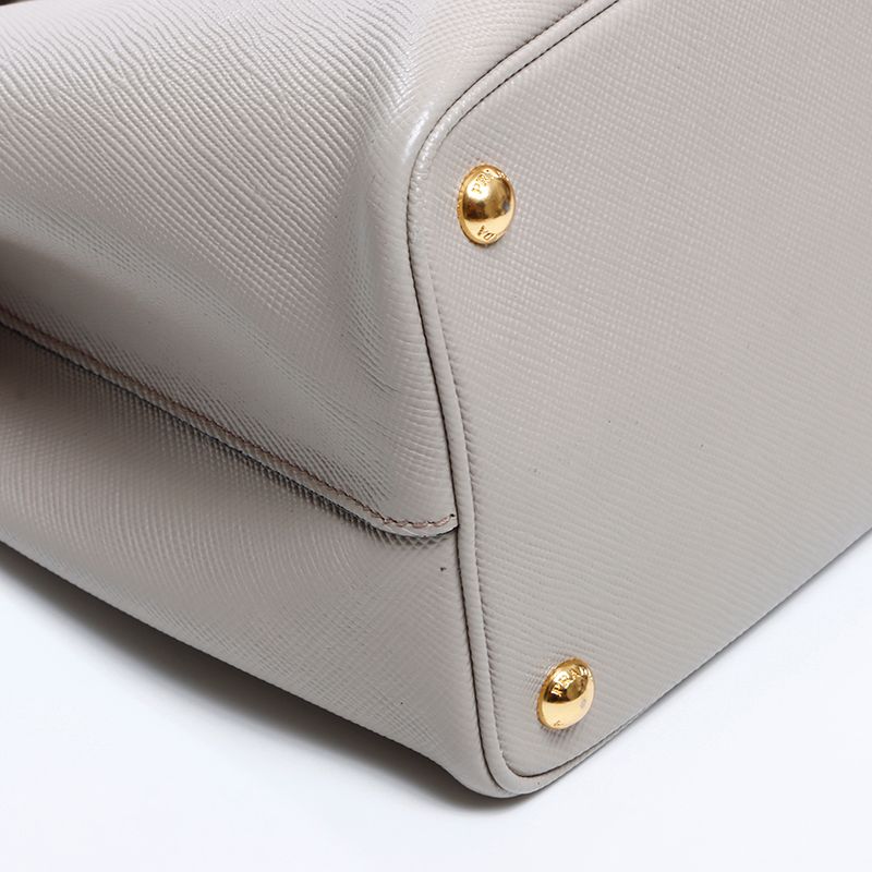 PRADA プラダ トートバッグ 2way サフィアーノレザー 三角ロゴ