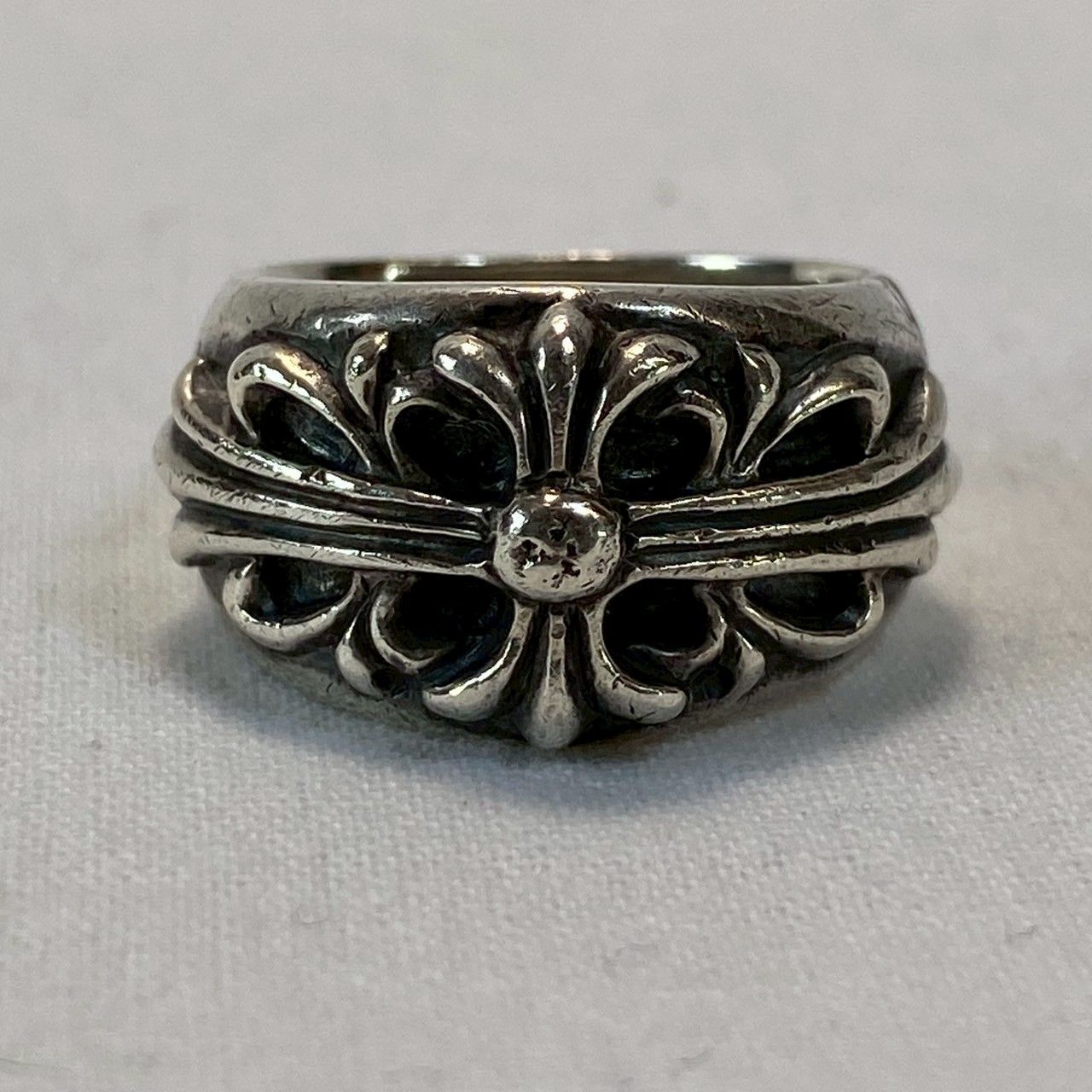 希少・美品】CHROME/HEARTS/フローラルクロスリング/1992年製/18