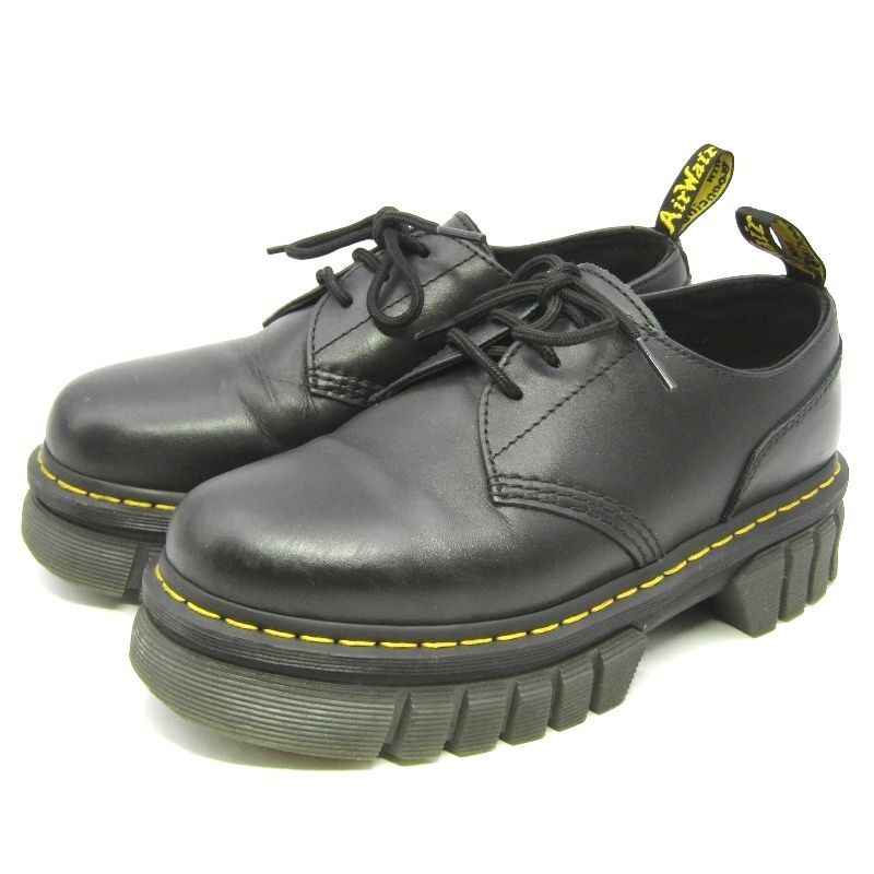 Dr.Martens ドクターマーチン UK7 AUDRICK 3EYE-SHOE 27147001 オードリック ウィメンズ レディースモデル 厚底 ブラック 黒 35004834