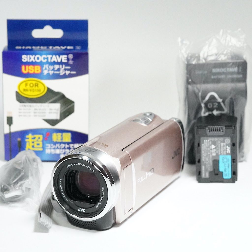 JVC Victor Everio GZ-E117-N ピンク ビデオカメラ JVC Victor Everio GZ-E117-N ピンク ビデオカメラ（JVC Everio