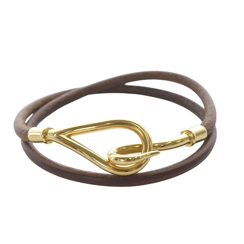 HERMES ジャンボ レザー 2連ブレスレット チョーカー エルメス HERMES ジャンボチョーカー 2連ブレスレット レザー