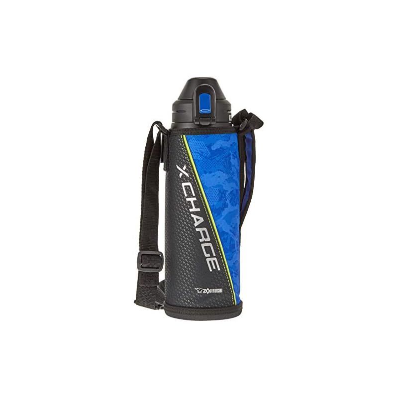 象印 ZOJIRUSHI 水筒 直飲み スポーツタイプ ステンレスクールボトル 1.0L メイサイブルー SD-AJ10-AZ 0