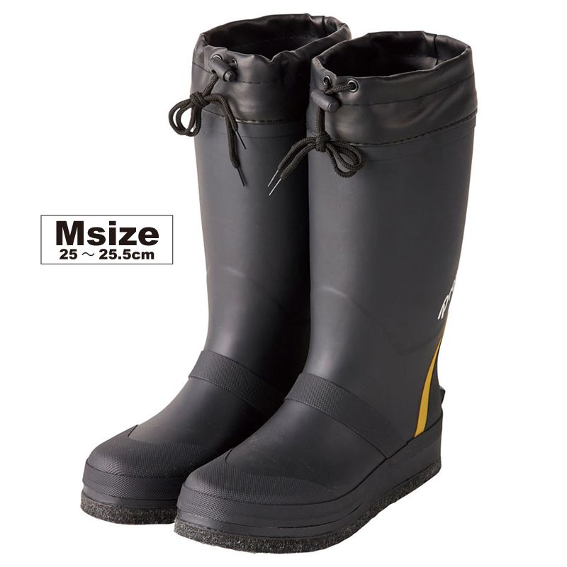 フェルトスパイクブーツ FTE303 ブラック フィッシングシューズ 釣り