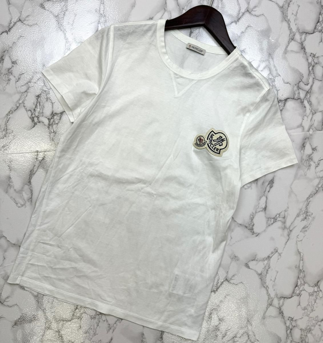MONCLER (モンクレール) ダブルワッペン クルーネック 半袖 T