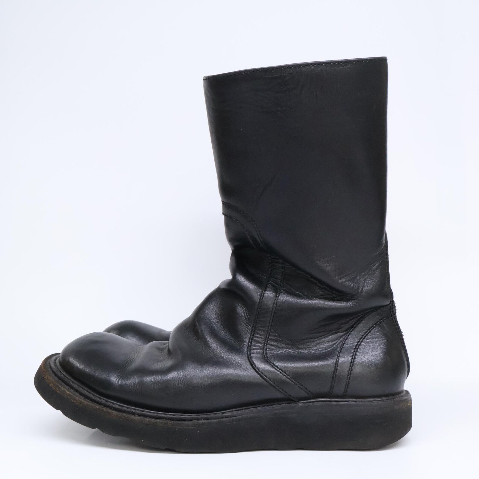 L.G.B. ルグランブルー LUNA 16WM バックジップ レザーブーツ
