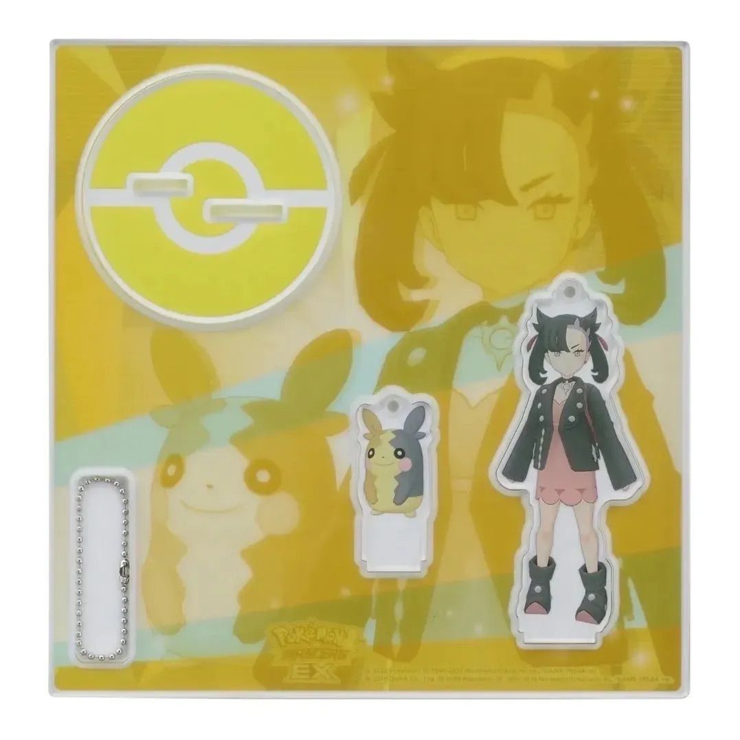 【新品未開封】ポケモンマスターズEX 3周年記念グッズ アクリルスタンド キーホルダー TRAINERS Salon!! マリィ トレーナーズサロン