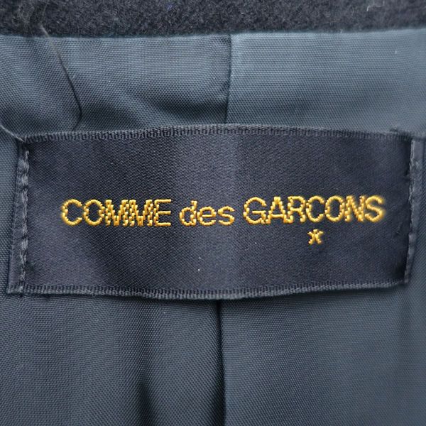 COMME des GARCONS / コムデギャルソン ◆チェスターコート/ウール/比翼/ブラック/フリーサイズ GC-050020 【メンズ/MEN/男性/ボーイズ/紳士】 メンズファッション【中古】 