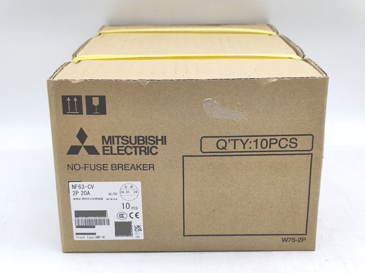 インボイス対応 本体×10個入り 箱いたみ 三菱 MITSUBISHI NF63-CV 2P 20A その8
