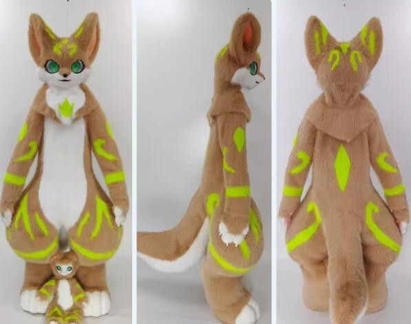 ☆即納 着ぐるみ ケモノ体 フルスーツ 短毛タイプ NO.95 大きめ 最新作