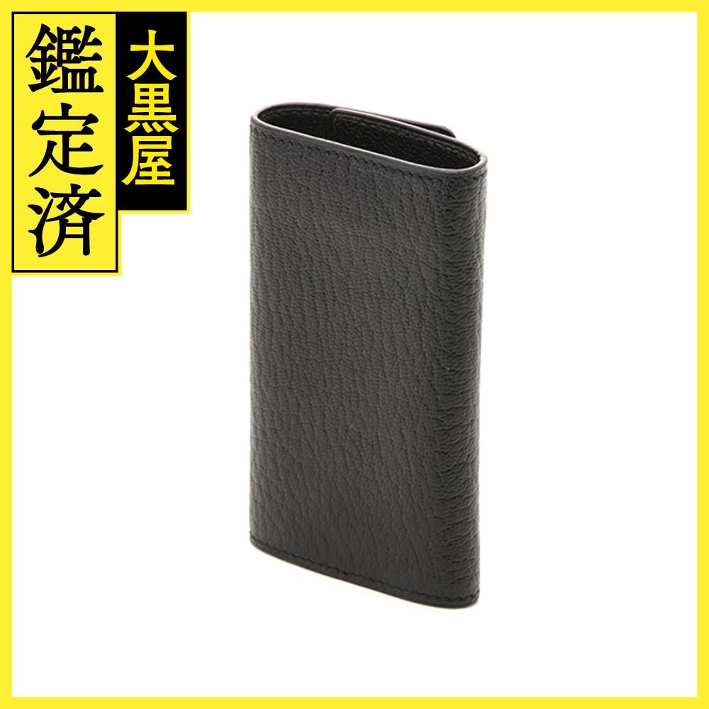 HERMES エルメス セリエ 6連キーケース ブラック/SV 【432