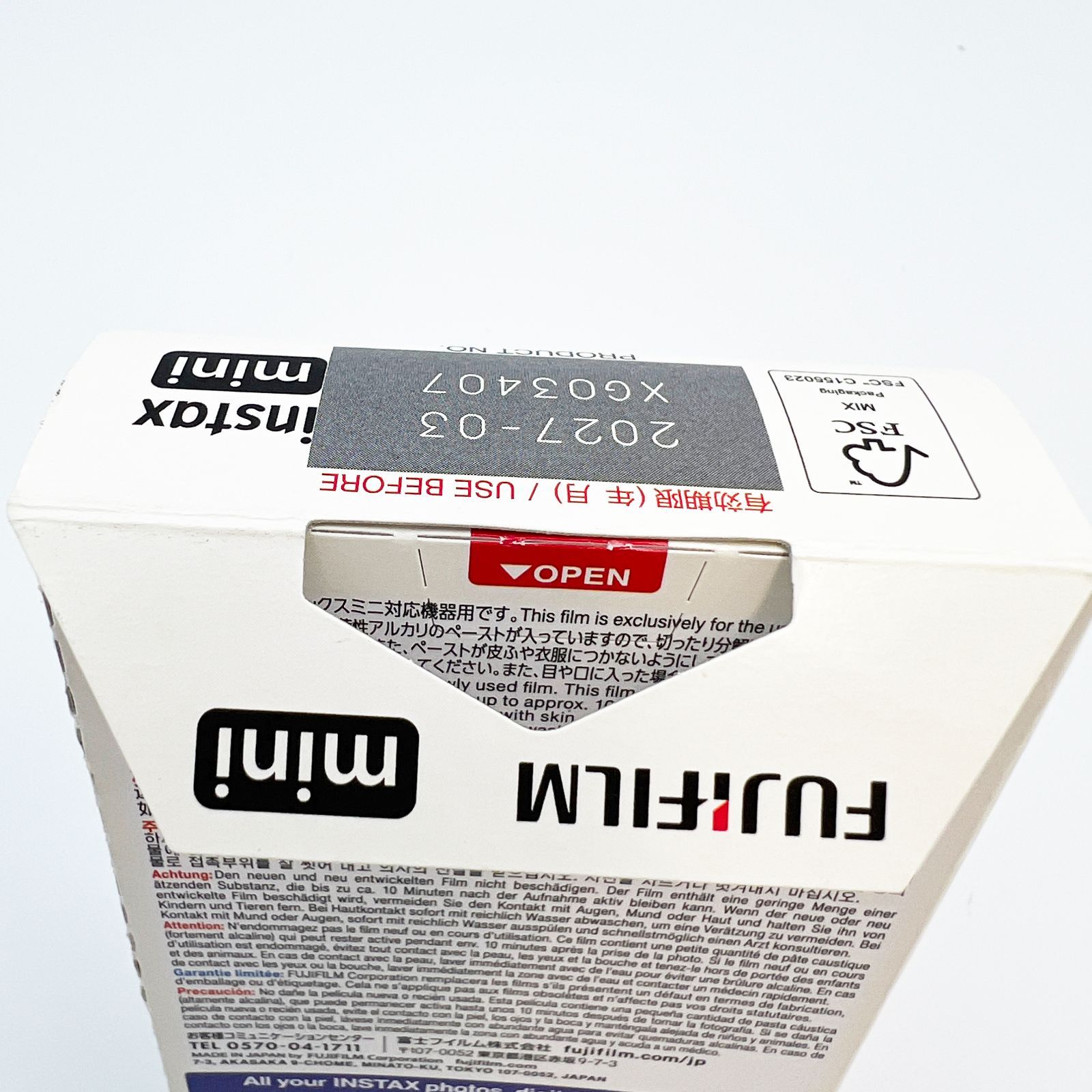 新品 FUJIFILM チェキフィルム PHOTO SLIDE 10個 FUJIFILM チェキ フィルム instax mini PHOTO SLIDE フォト