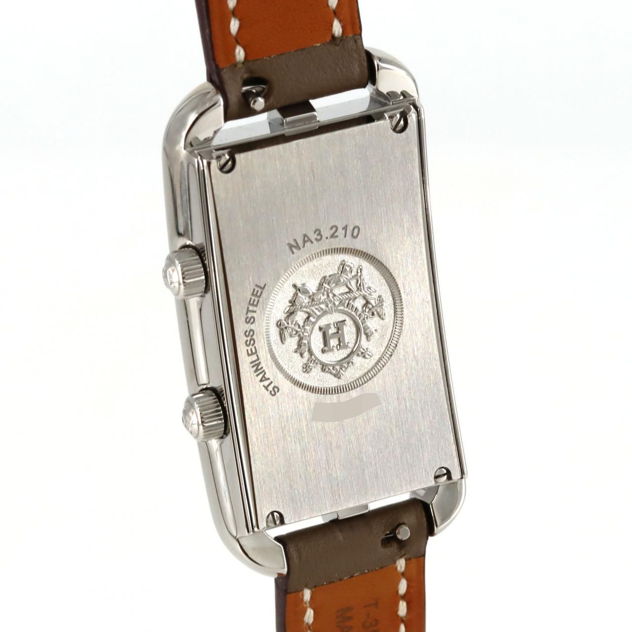 HERMES エルメス ナンタケット デュアルタイム GM 4Pダイヤ NA3