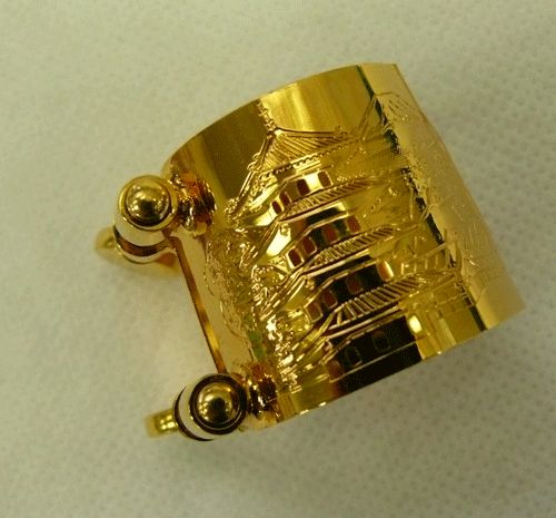 チャールズ・ベイ）アルトサックス用リガチャー Pagoda（パゴダ）22K