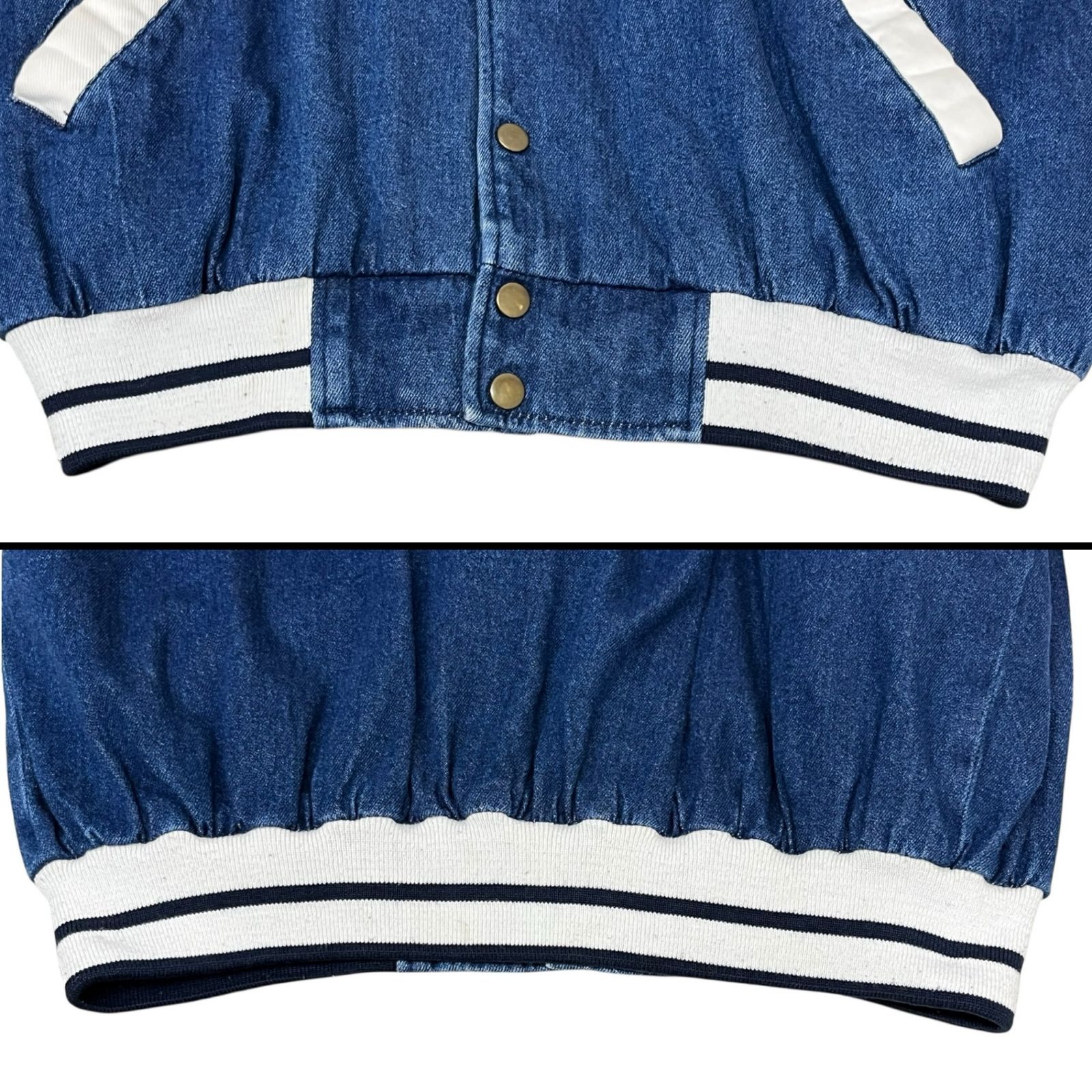 M.A.P. MASTER APPAREL PRODUCTS USA製 80s 90s 古着 デニムスタジャン 