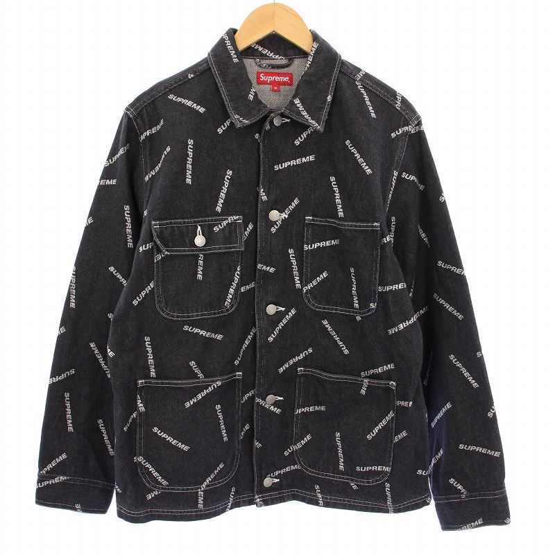 シュプリーム SUPREME 17SS denim logo chore coat デニムジャケット