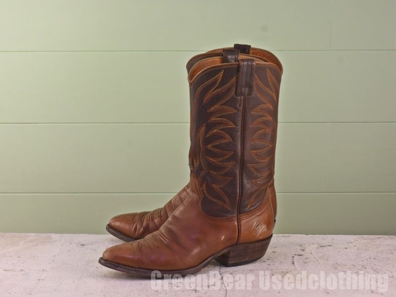 USA製 NOCONA BOOTS ビンテージ ウエスタンブーツ 良い味 茶 ブラウン 