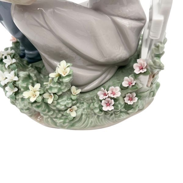 難あり】 リヤドロ LLADRO 置物 インテリア ママのお手伝い No.8028 白