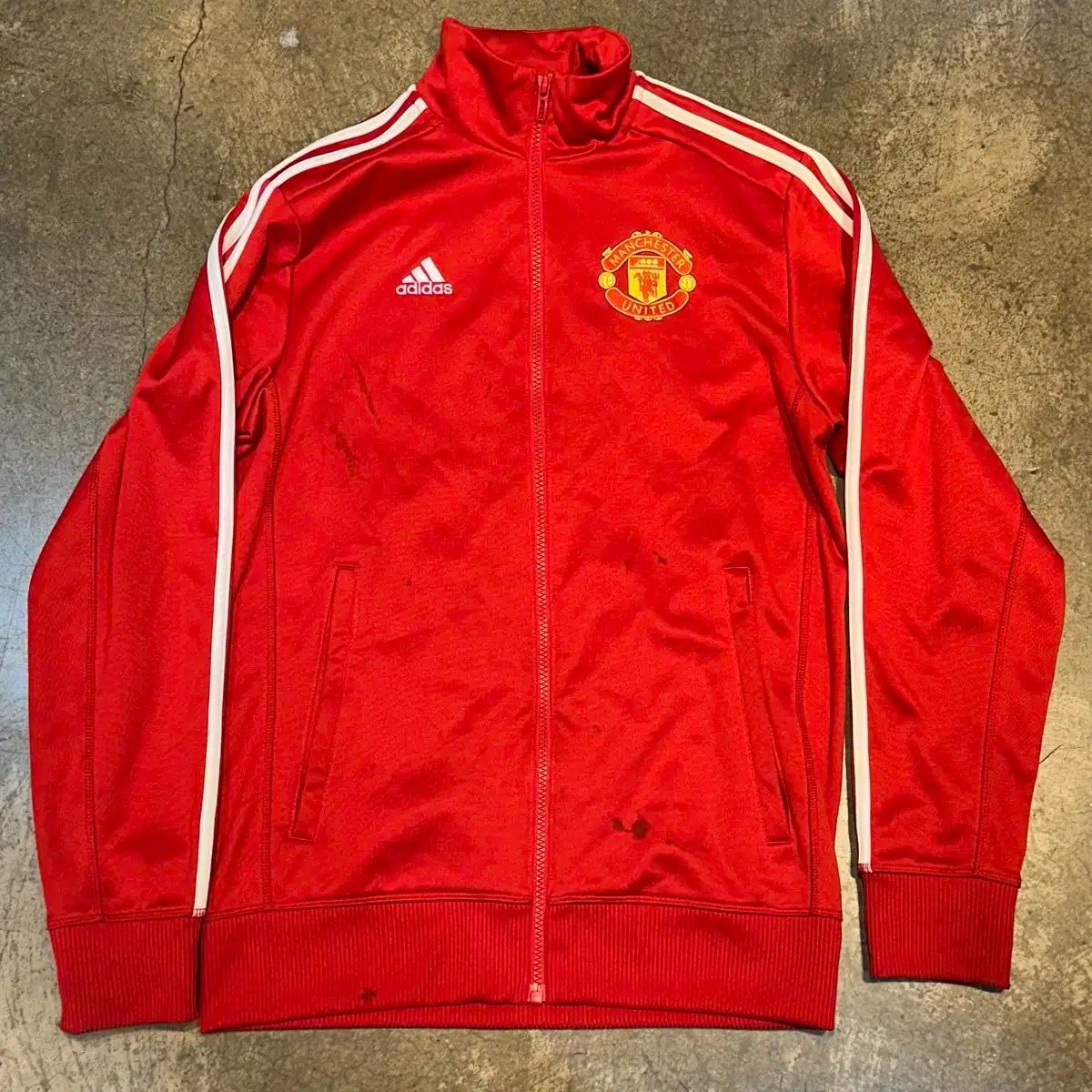 adidas アディダス マンチェスターユナイテッド レッド トラックジャージ
