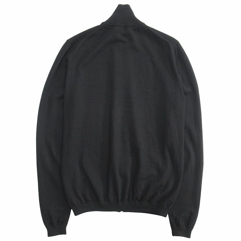 プラダドライバーズジャケット 美品 プラダ PRADA ウール ドライバーズ ニット ジャケット