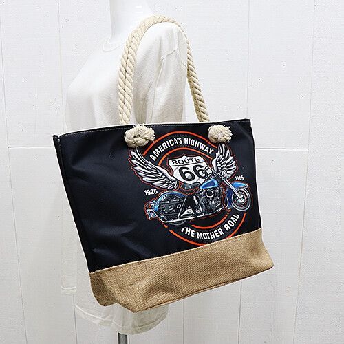 【トートバッグ】 ROUTE 66 C ルート66 アメリカン雑貨