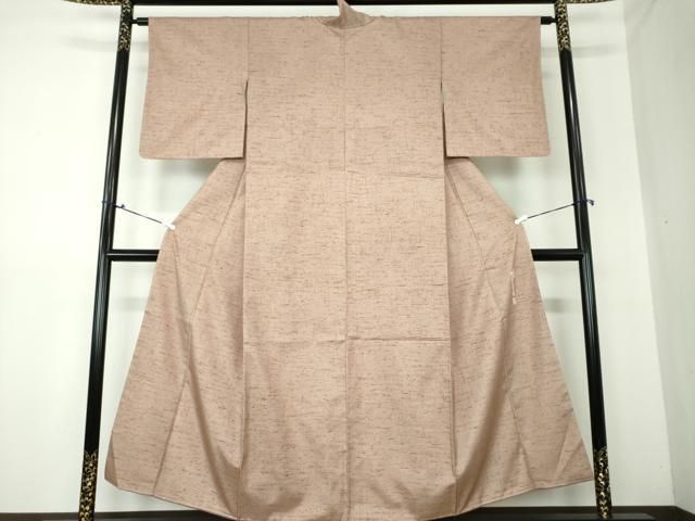 平和屋着物●二代目　川村久太郎　紬　古代柿渋染　梅染色　正絹　逸品　未使用　DAAS3131ps 平和屋着物○二代目 川村久太郎 紬 古代柿渋染 梅染色 正絹 逸品 未