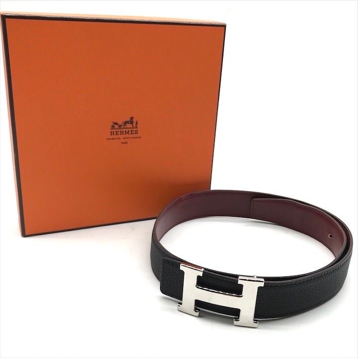 良品 HERMES エルメス コンスタンス Hベルト SV金具
