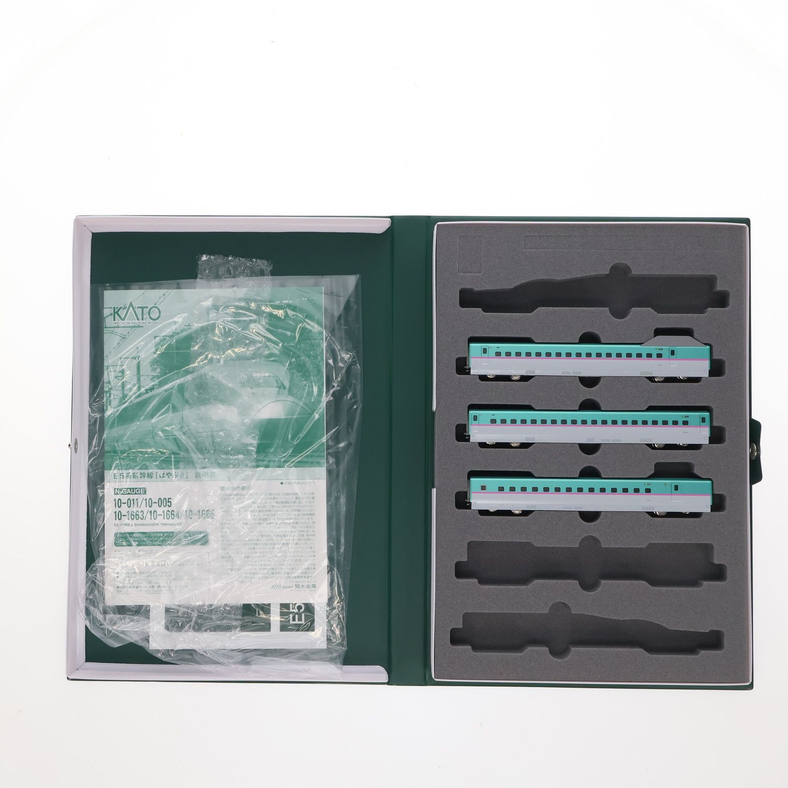 KATO 10-1663,1664,1665 E5系 新幹線 「はやぶさ」 kato E5系