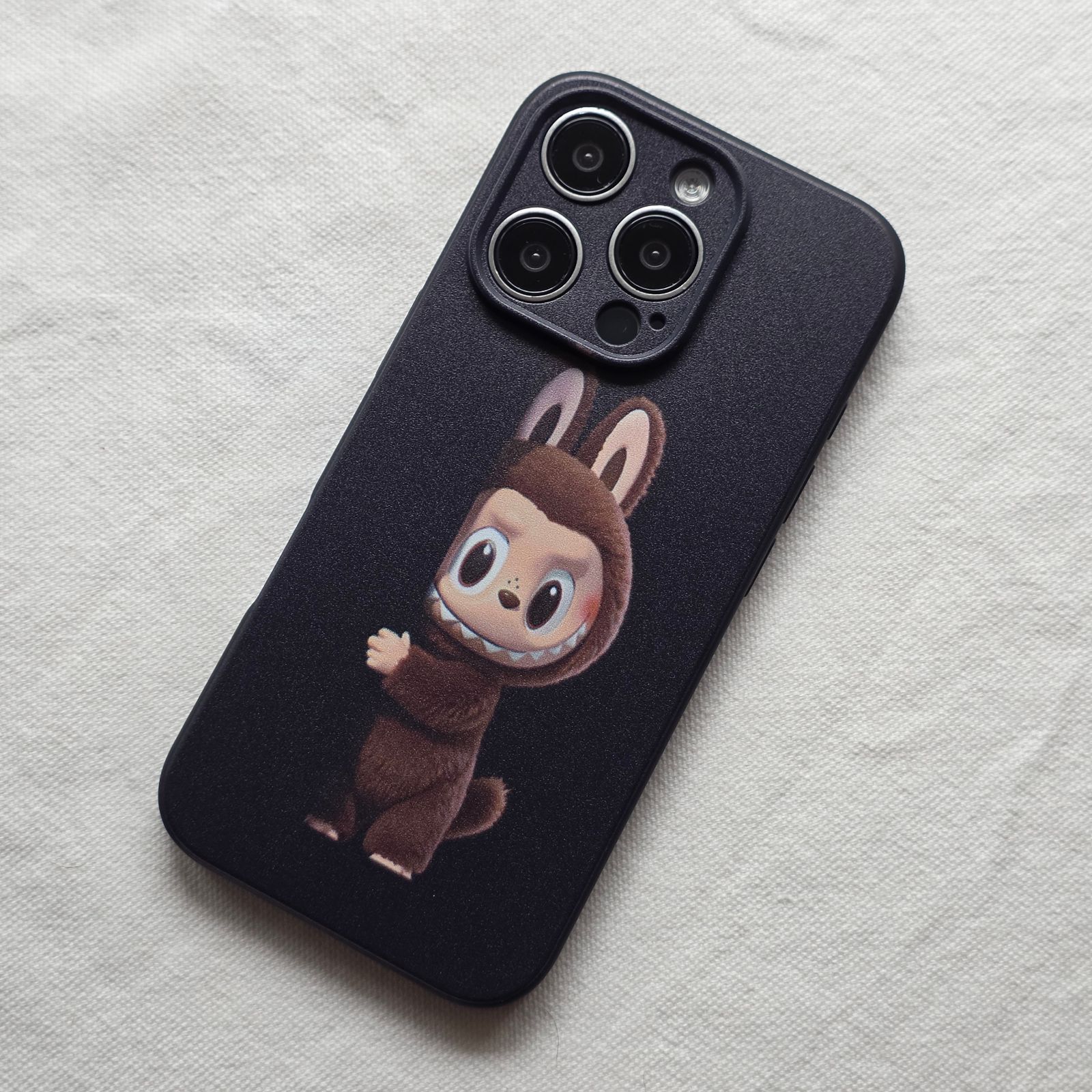 ラブブ CGイラストプリント iPhone16 iPhone16Pro ソフトケース カバー